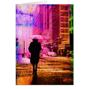 Cartão Kansas City, Colorful Grunge All Occasion