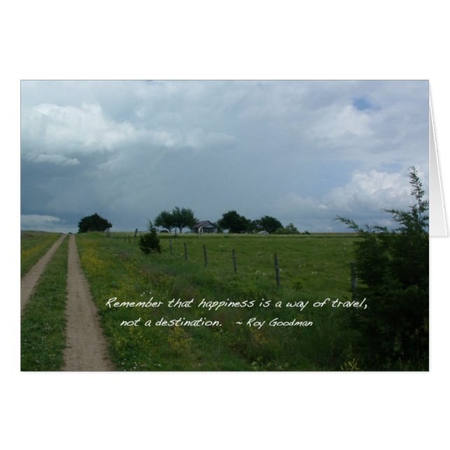 Cartão Kansas Homestead (Frente Horizontal)