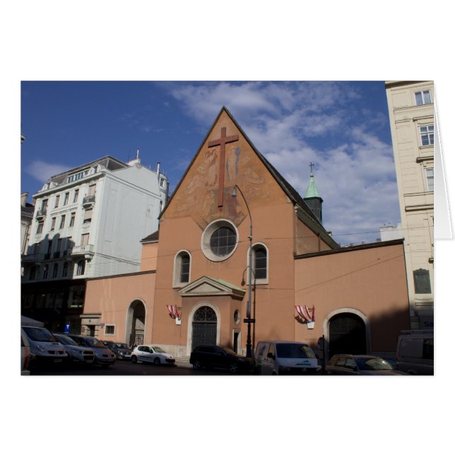 Cartão Kapuzinerkirche, Wien Österreich (Frente Horizontal)