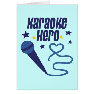 Cartão Karaoke Hero