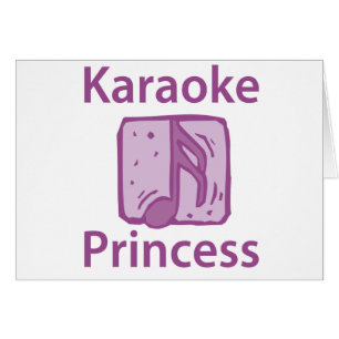 Cartão Karaoke Princess