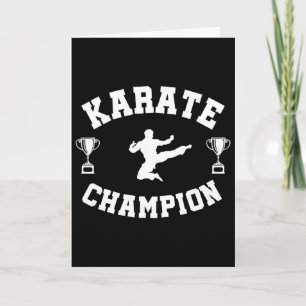 Cartão Karate Champion