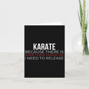 Cartão Karate Japonês Artes Marciais Shotokan Artigo Marc