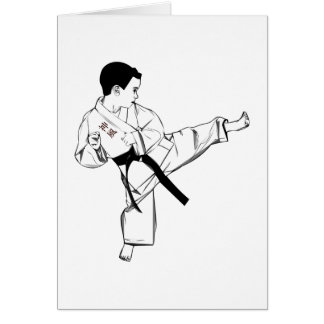 Cartão Karate Kid