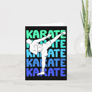 Cartão Karate Kids Boys