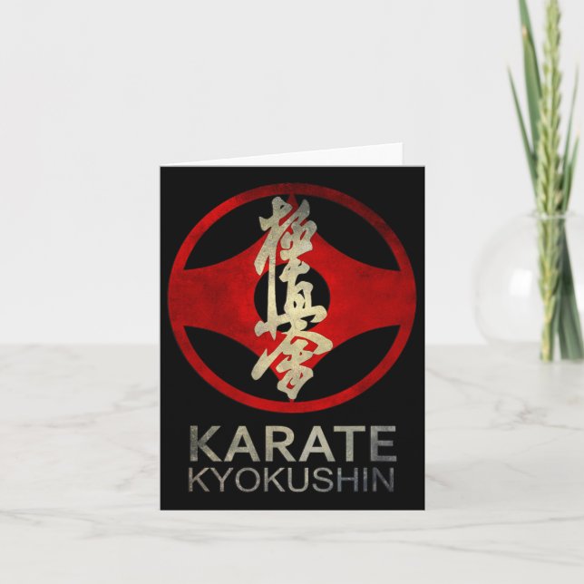 Cartão Karate Kyokushin (Frente)