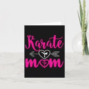 Cartão Karate Mãe - Mamãe Pode Fazer Karate