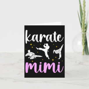 Cartão Karate Mimi Orud Karate Mimi Avó