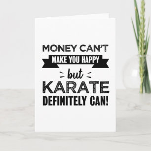 Cartão Karate te faz feliz Gift Engraçado