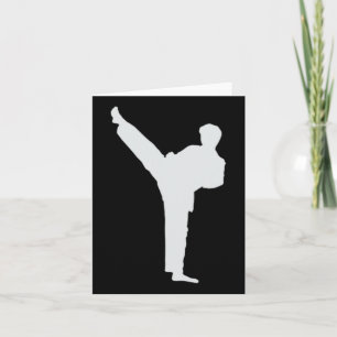 Cartão Karato de Artes Marciais