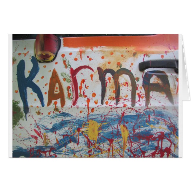 Cartão Karmas (Frente horizontal)