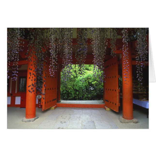Cartão Kasuga Shrine, Nara, Japão (Frente Horizontal)