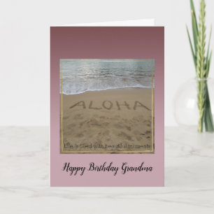 Cartão Kauai Hawaii Aloha Beach Belo     Moments Card