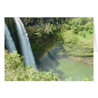 Cartão Kauai Hawaii Wailua Falls