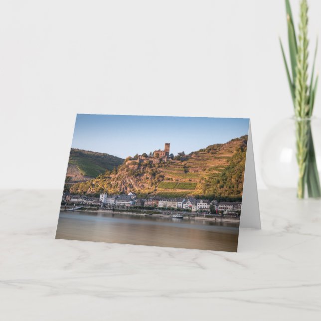 Cartão Kaub am Rhein - Alemanha (Frente)