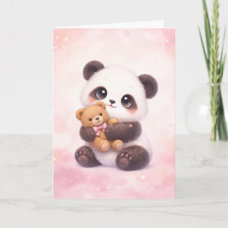 Cartão Kawaii Animal Love Card