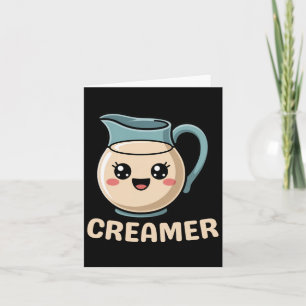 Cartão Kawaii Creamer Café Cute Halloween Costume Rista