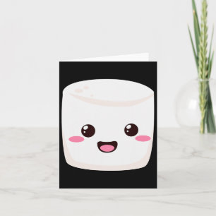Cartão Kawaii Halloween Group Costume Party S'mores Marsh