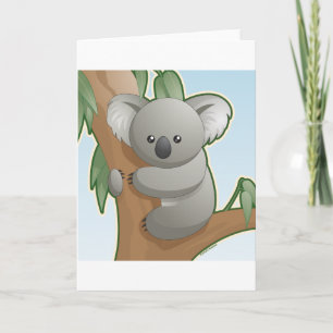 Cartão Kawaii Koala