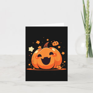 Cartão Kawaii Pumpkin Anime Cottagecore Homens Crianças M
