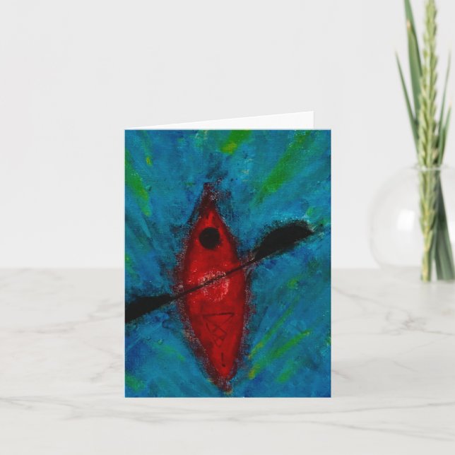 Cartão Kayak (Frente)