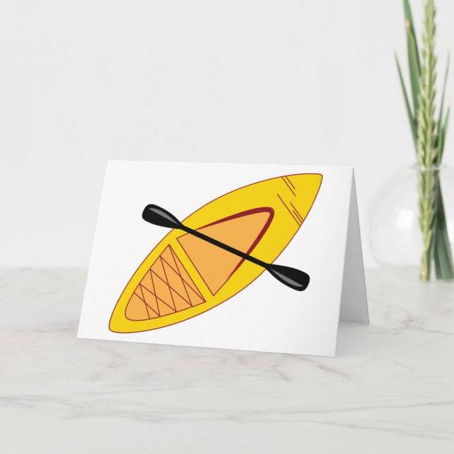 Cartão Kayak (Frente)