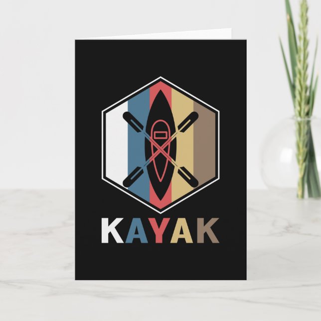 Cartão Kayak (Frente)
