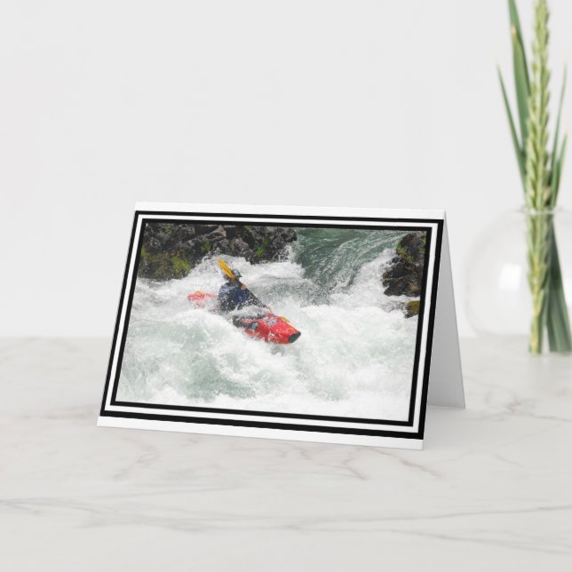 Cartão Kayak Lined (Frente)