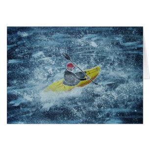 Cartão Kayaking