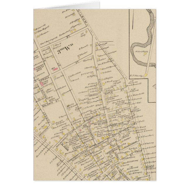 Cartão Keene, Ward 3, 5 (Frente)