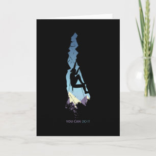 Cartão Keep calm and climb on