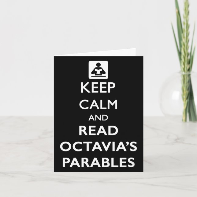 Cartão Keep Calm And Read Parables  (Frente)