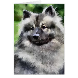 Cartão Keeshond Art Gifts