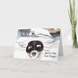 Cartão Keeshond Halloween greeting card