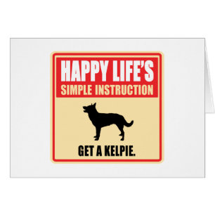 Cartão Kelpie australiano