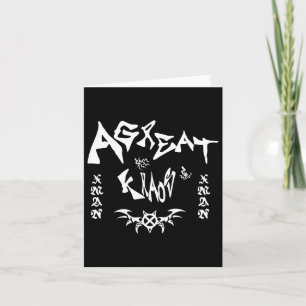 Cartão Ken Carson Merch Design Agc