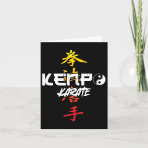 Cartão Kenpo Karate Karate