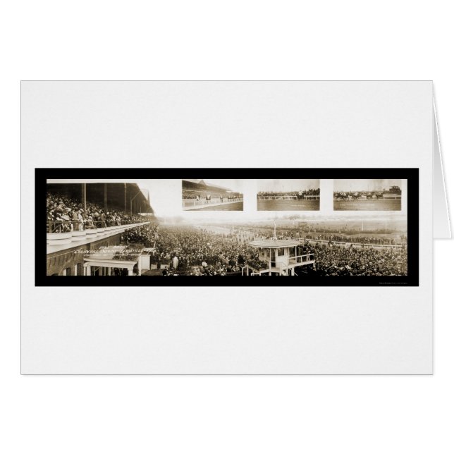 Cartão Kentucky Derby Photo 1921 (Frente Horizontal)