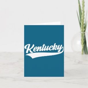 Cartão Kentucky - design retrô - clássico
