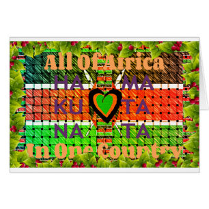 Cartão Kenya Hakuna Matata