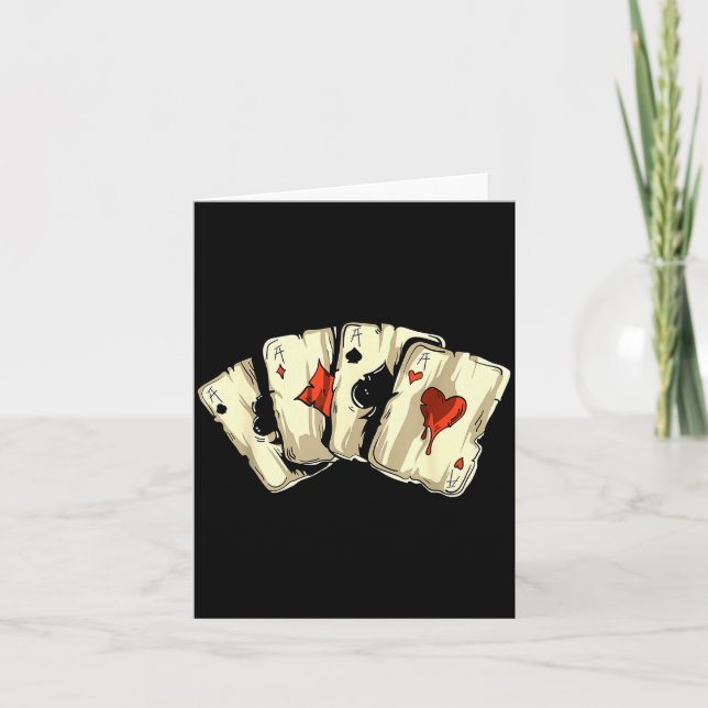 Cartão Ker Player Texas Holdem - Card Game Ker  (Frente)