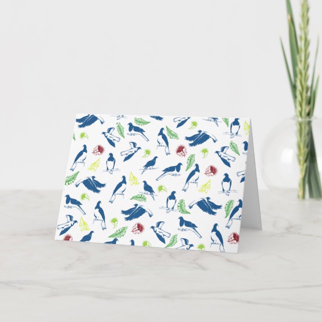 Cartão Kereru Filme pombo-maruca NZ aves (Frente)