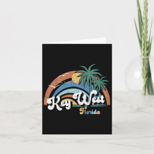 Cartão Key West Florida Miami Vibes Beach Sunshine State