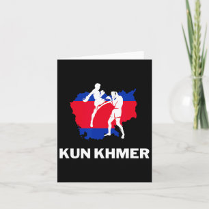Cartão Khun Khmer Cambodja Artes Marciais Chuta Luta de B