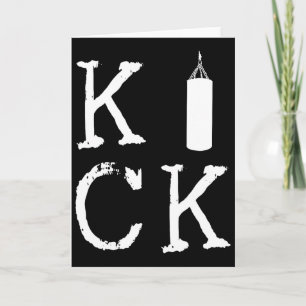 Cartão Kick Boxing Kickboxer Byg Combyt Esportes Kickboxi