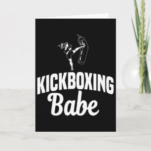Cartão Kickboxing Bybe Kickboxer Karate Boxe Mma Lutador