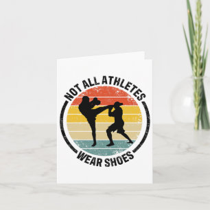 Cartão Kickboxing Kick Boxing Nem Todos Os Atletas Vestem