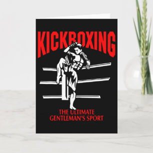 Cartão Kickboxing O Esporte Gentil Definitivo Boxe Mma