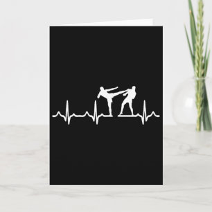 Cartão Kickboxing Shirt Kick Boxing Karate Tee