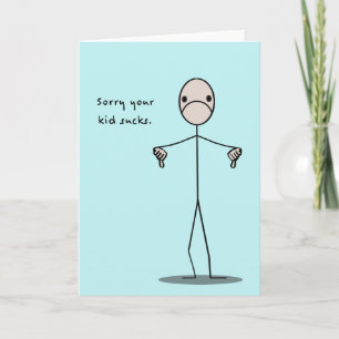 Cartão Kid Sucks